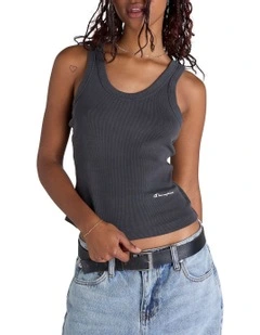Rochester Vintage Wash Tank in Black