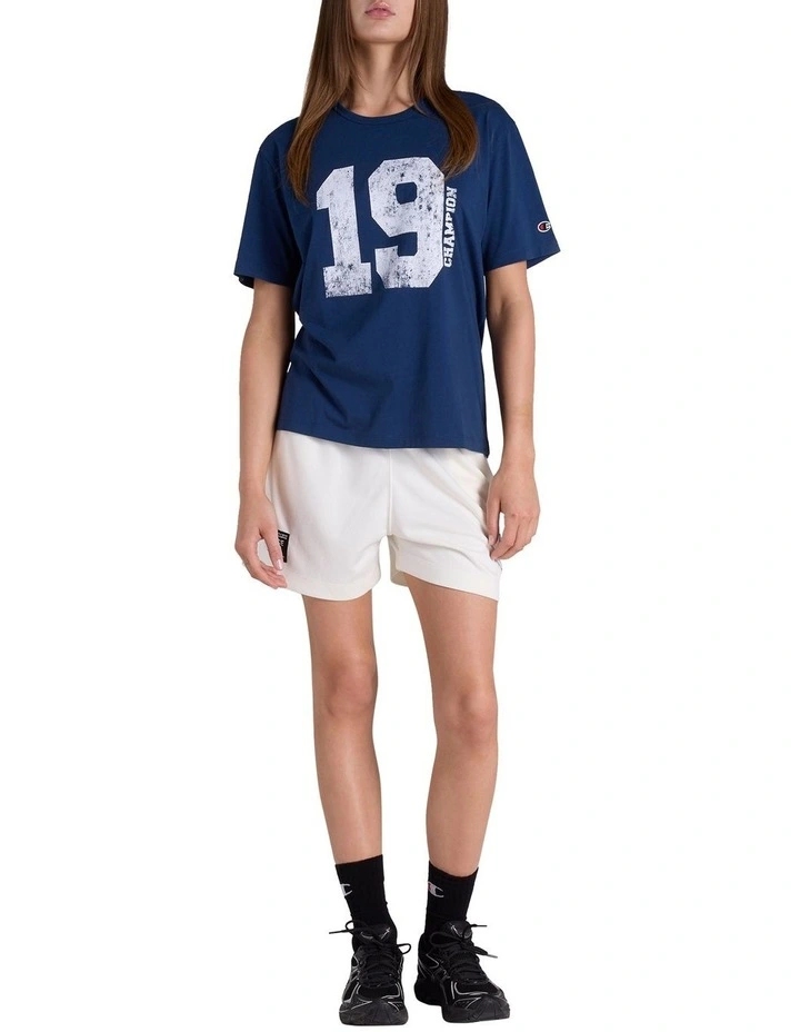 Womens State Fair Ringer Tee in Blue image 4
