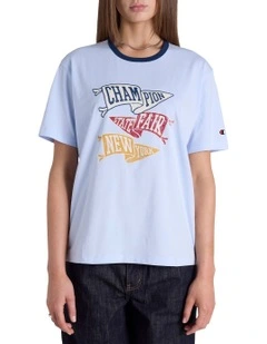 State Fair Tee in Blue