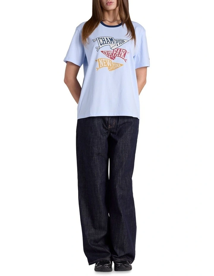 State Fair Tee in Blue image 4