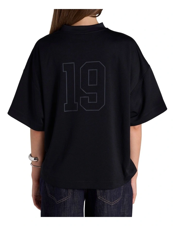 Legacy Mesh Jersey in Black image 2