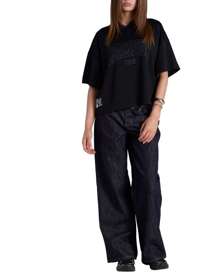 Legacy Mesh Jersey in Black image 4