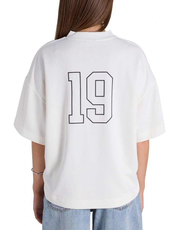 The Legacy Mesh Jersey in White image 2