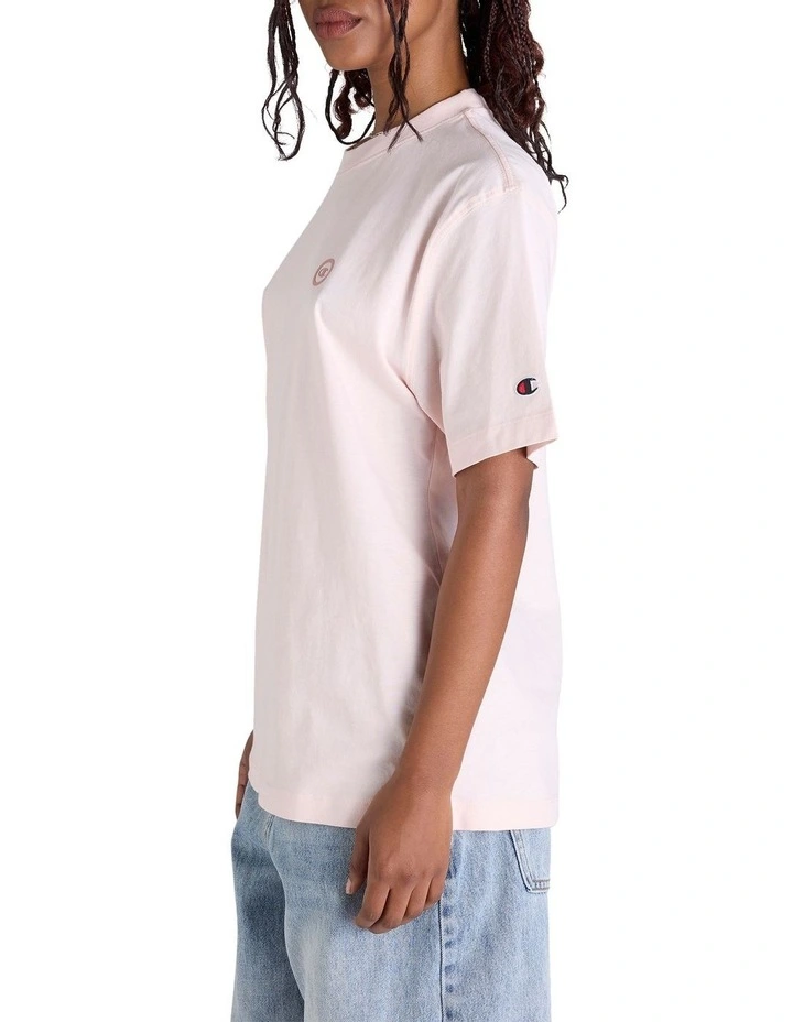 Tech tee in Peach image 3
