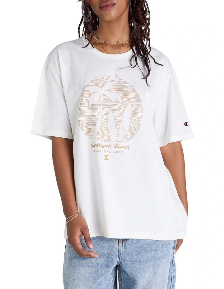 Endless Summer Tee in Ivory White image 1