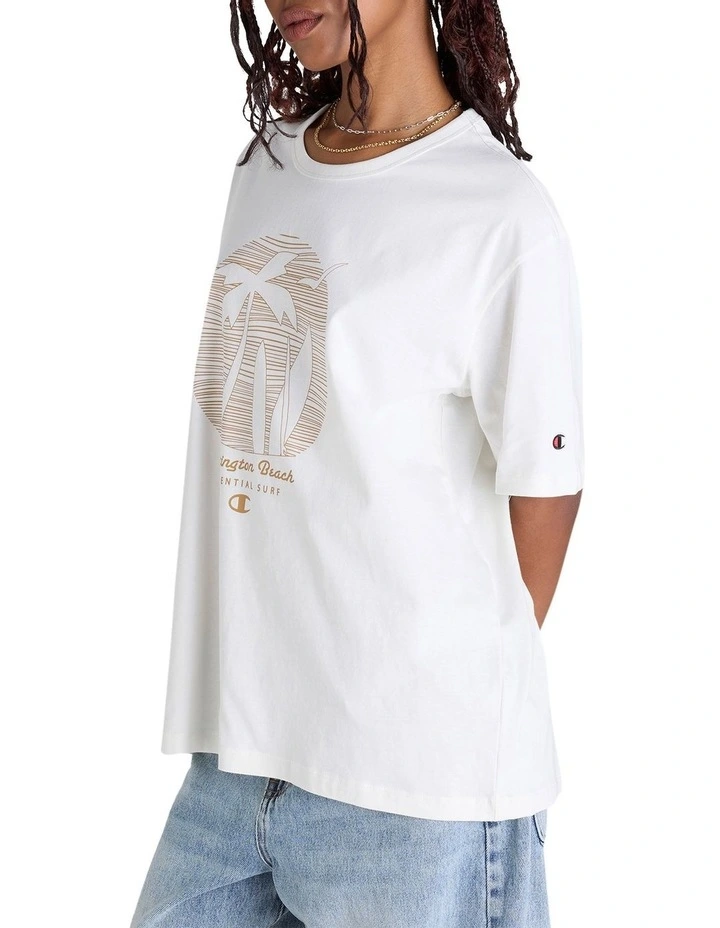 Endless Summer Tee in Ivory White image 3