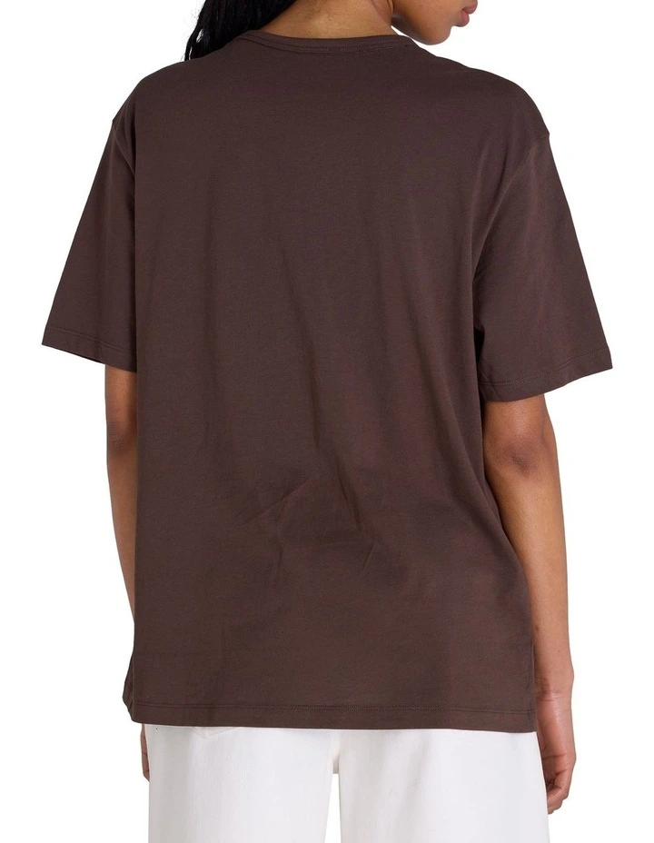 Tonal Tee in Brown image 2
