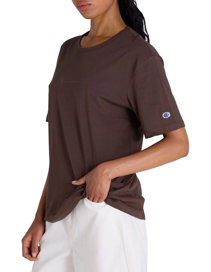 Tonal Tee in Brown image 3