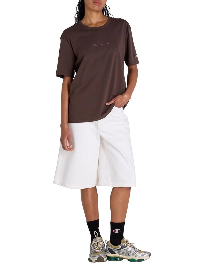 Tonal Tee in Brown image 4