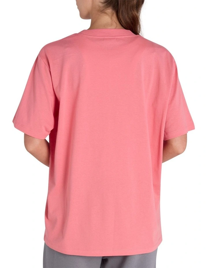 Varsity Tee in Pink image 2