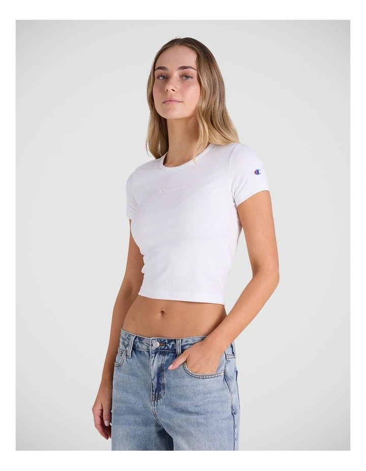 Tonal Rib Tee image 3