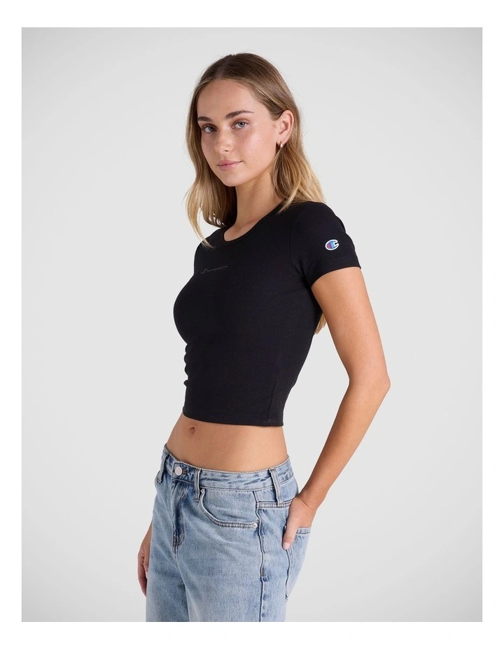 Tonal Rib Tee image 3