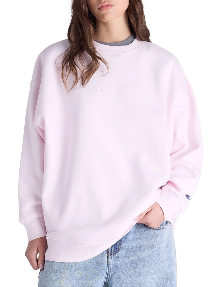 Tonal Pullover in Pink image 1