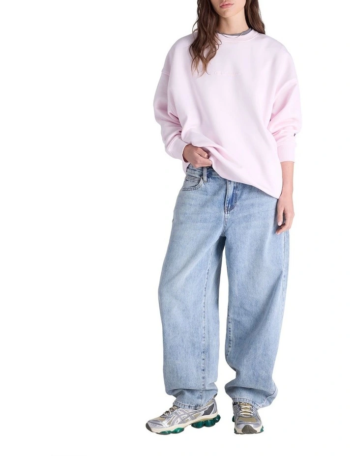 Tonal Pullover in Pink image 4