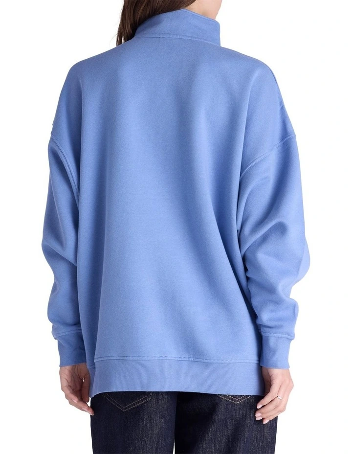 Tonal Script Quarter Zip Crew image 2