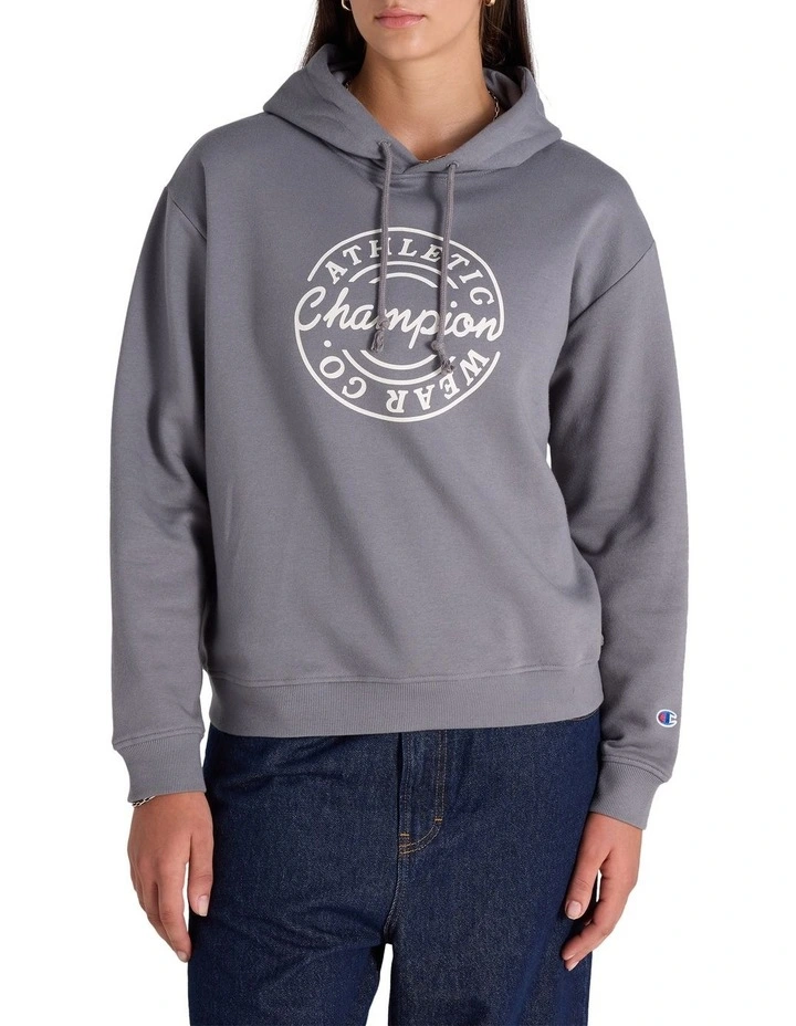 Varsity Hoodie in Grey image 1