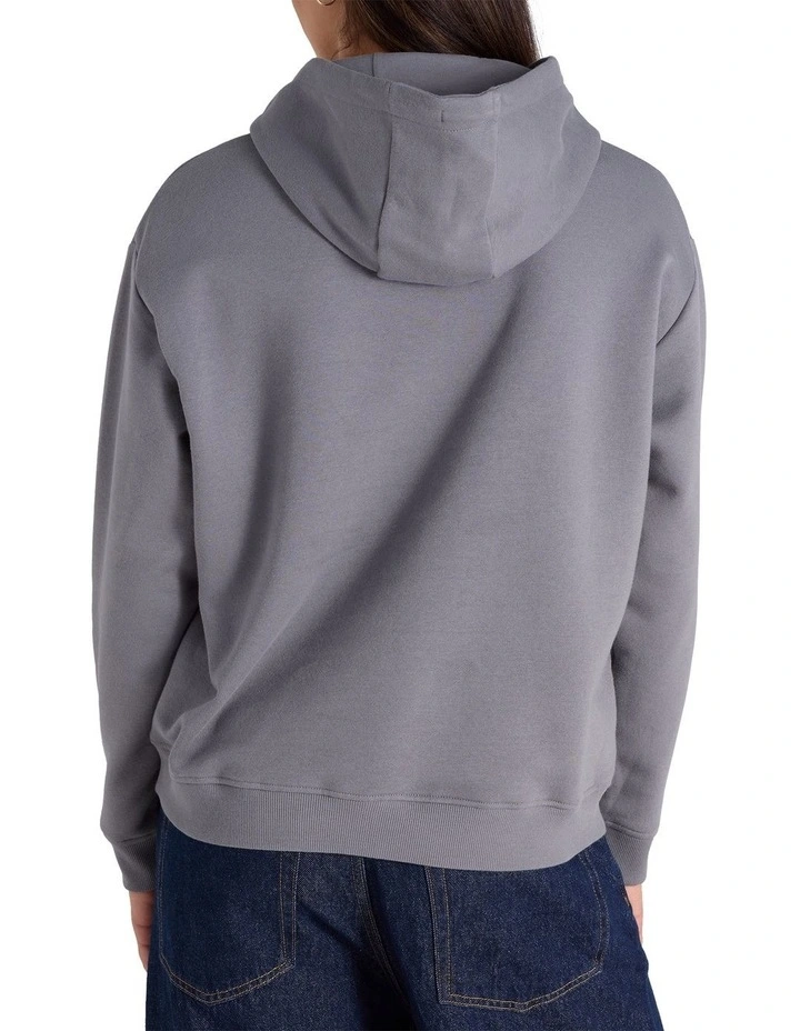 Varsity Hoodie in Grey image 2