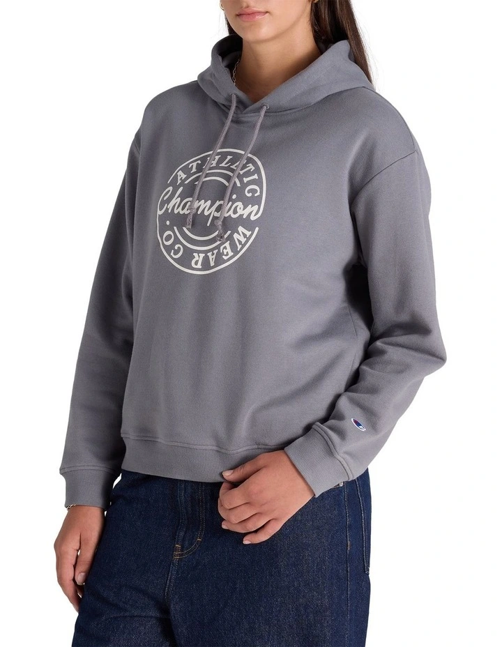Varsity Hoodie in Grey image 3