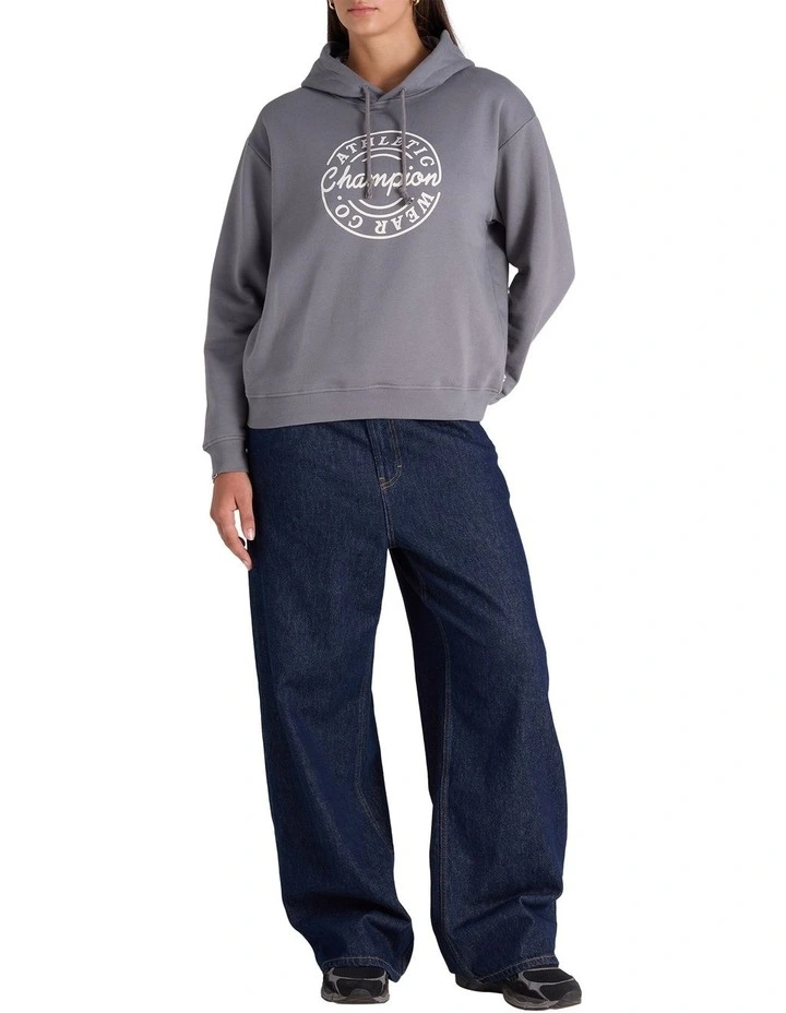 Varsity Hoodie in Grey image 4