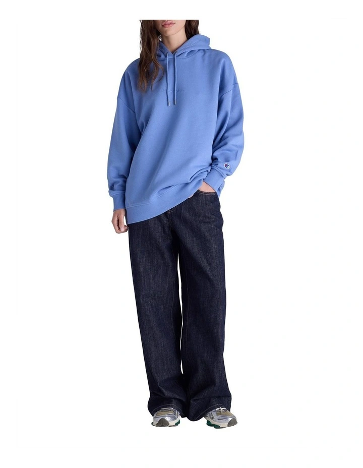 Tonal Hoodie in Blue image 4