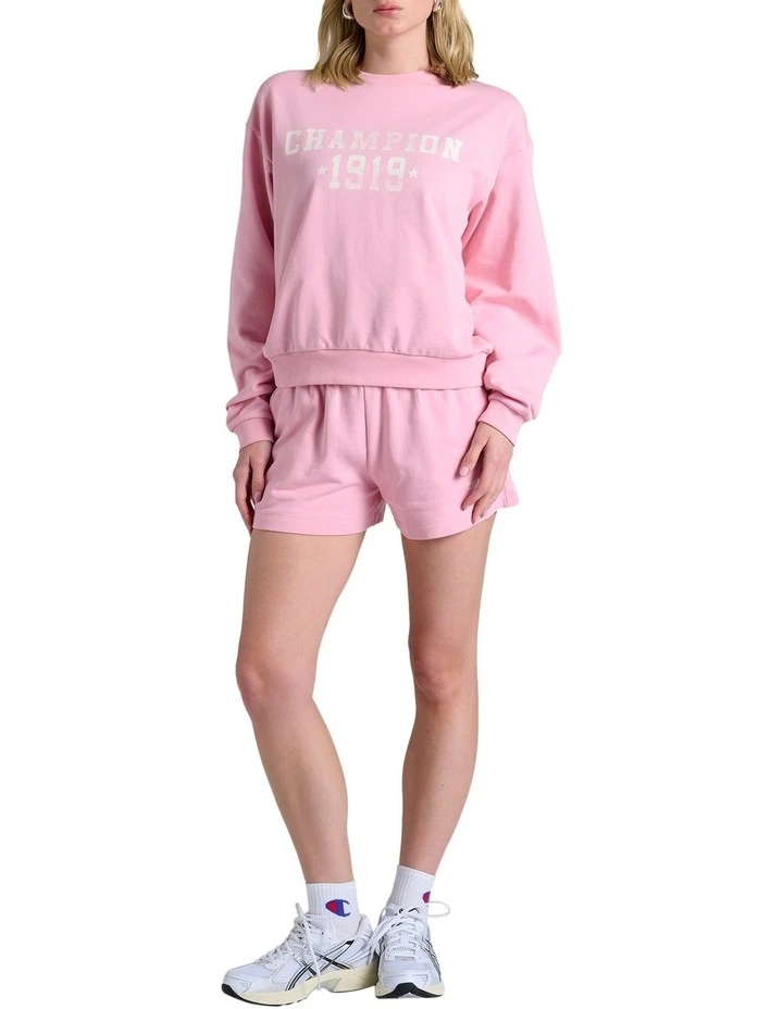 Legacy Graphic Crew in Pink image 4
