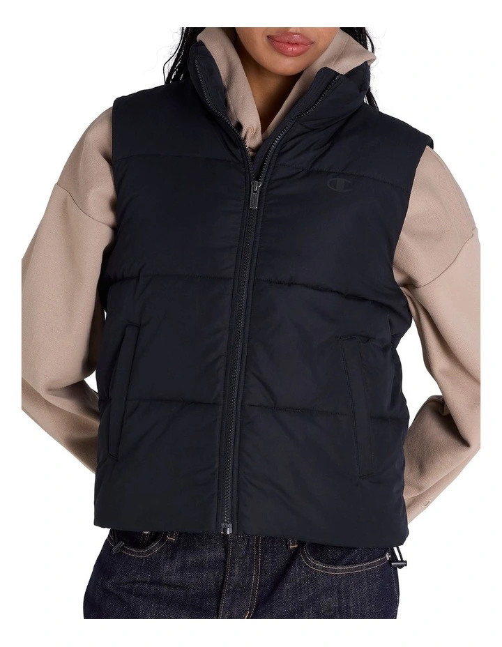 Puffer Vest in Black image 1