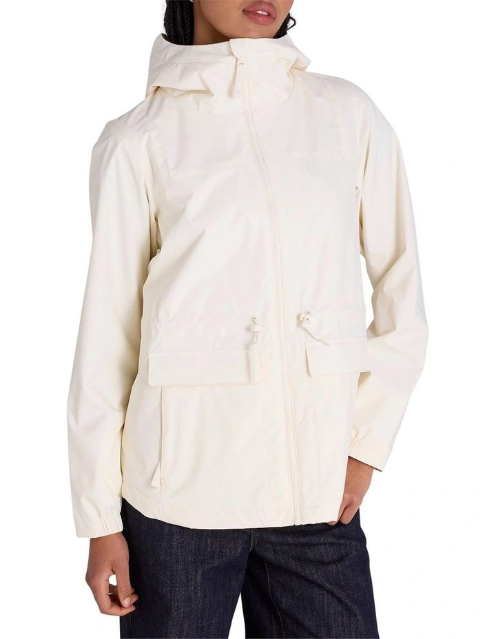 Rain Jacket in Stone image 1