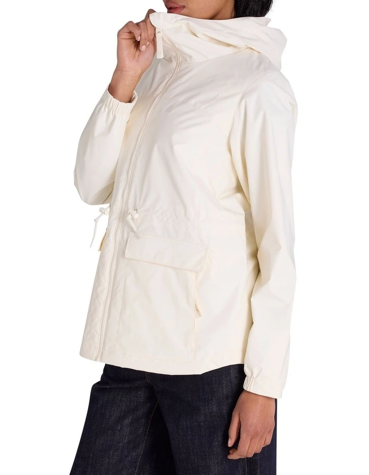 Rain Jacket in Stone image 3