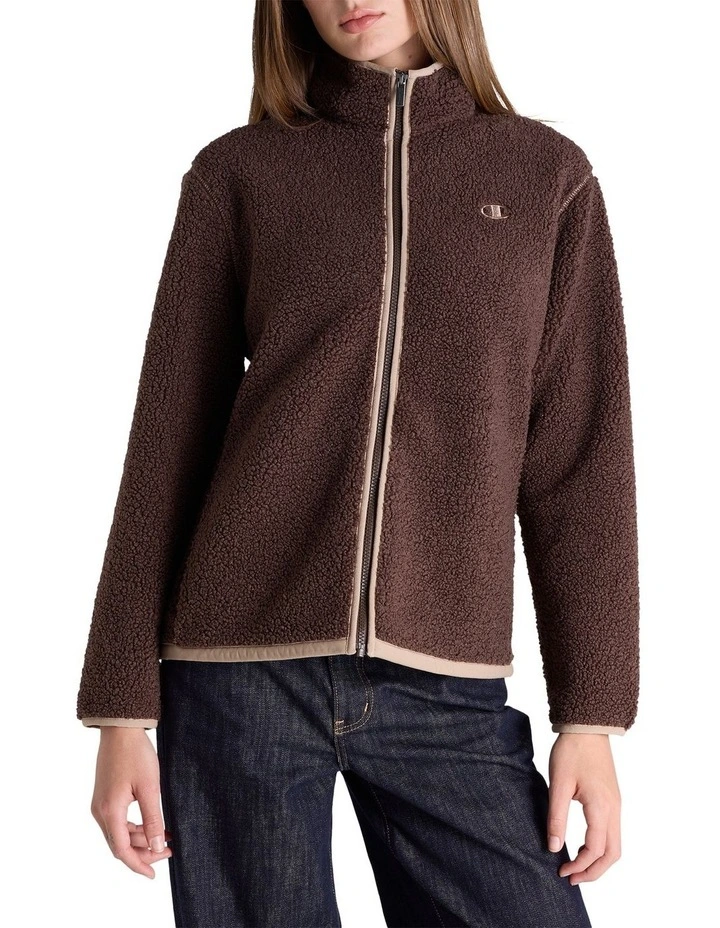 Sherpa Jacket in Brown image 1