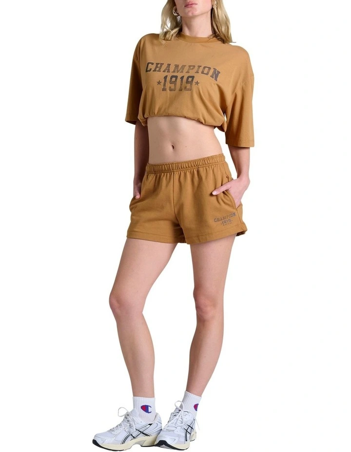 Legacy Graphic short in Brown image 4