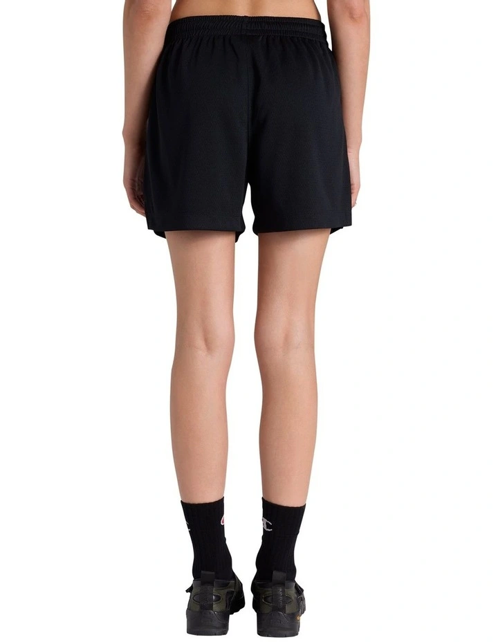 Mesh Sport Shorts in Black image 2