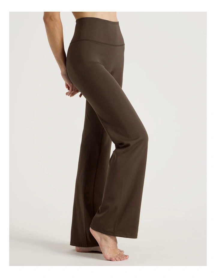 Base One Flare Legging in Brown image 1