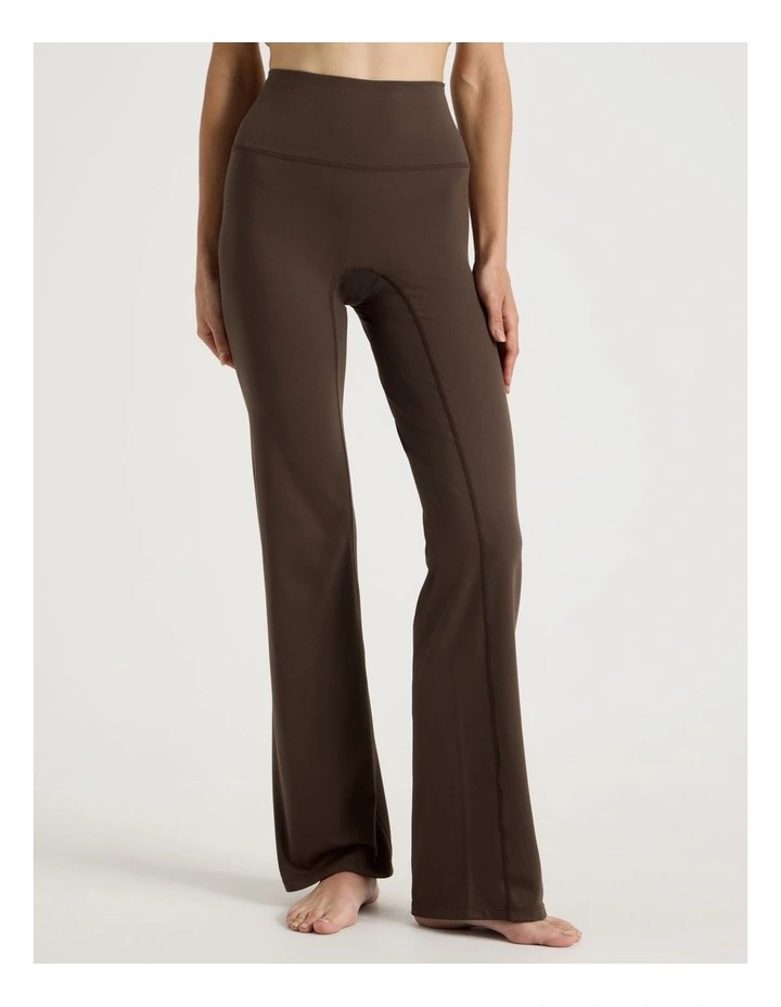 Base One Flare Legging in Brown image 3