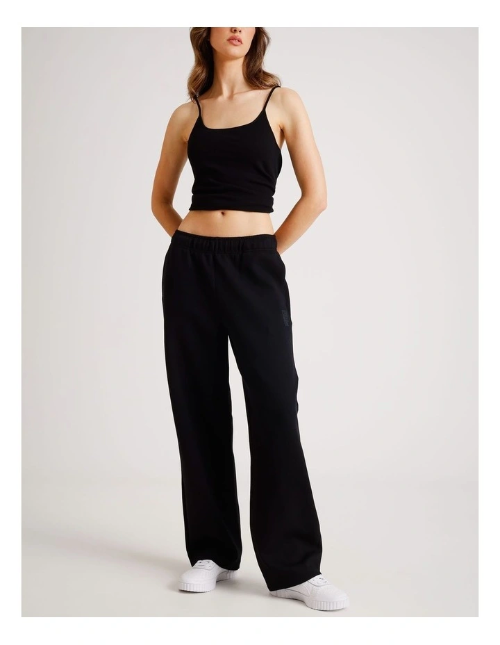 Rochester Base Straight leg Jogger in Black image 2