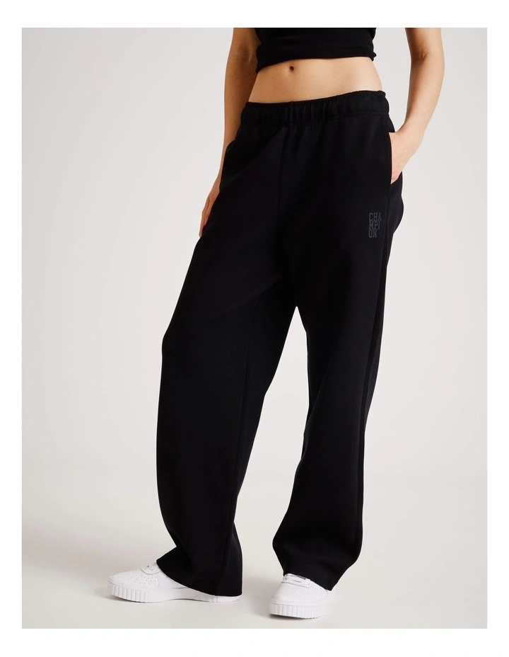 Rochester Base Straight leg Jogger in Black image 3