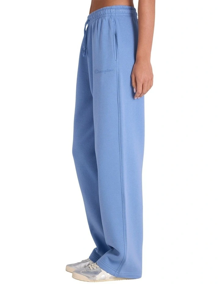 Tonal Straight Leg Trackpants in Blue image 3