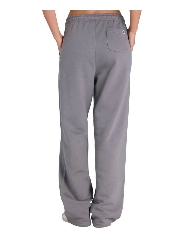 Varsity Straight Leg Trackpant in Grey image 2