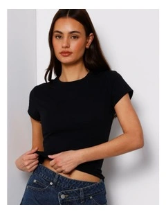 Soft Baby Tee in Black