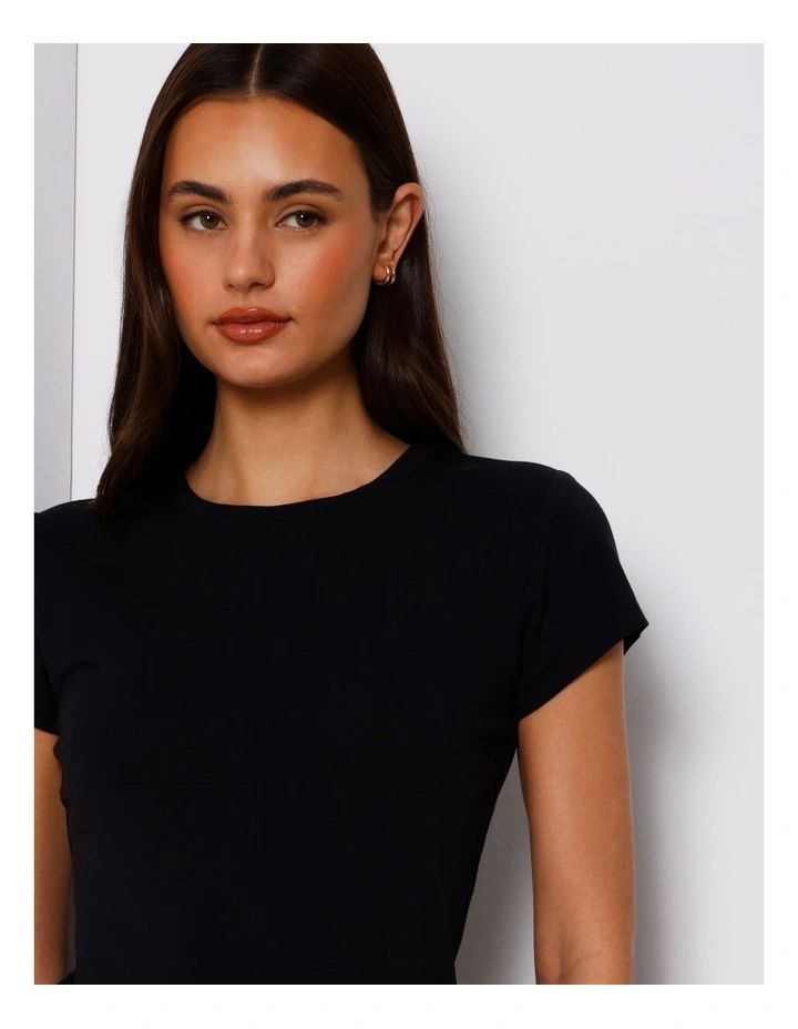 Soft Baby Tee in Black image 3