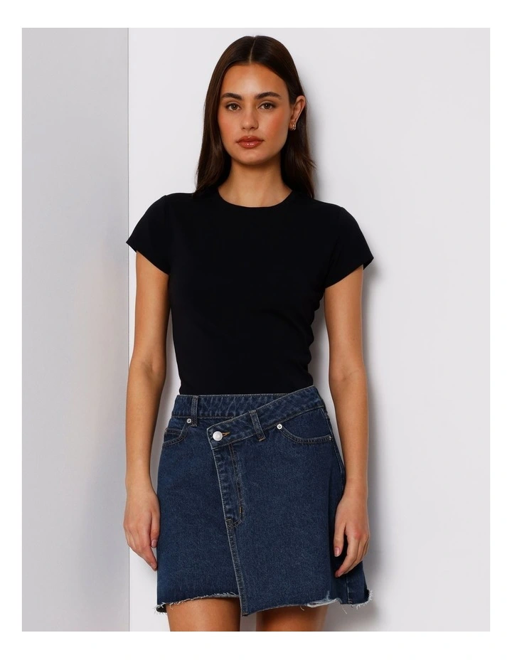 Soft Baby Tee in Black image 5