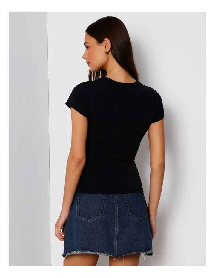 Soft Baby Tee in Black image 6