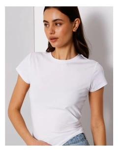 Soft Baby Tee in White