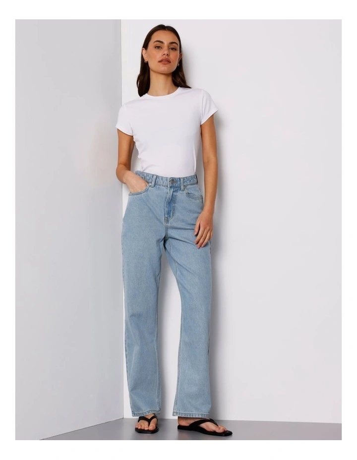 Soft Baby Tee in White image 5