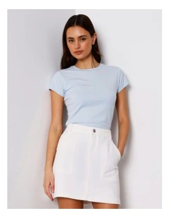 Soft Baby Tee in Ice Water