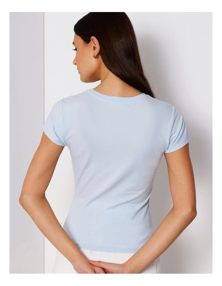 Soft Baby Tee in Ice Water image 4