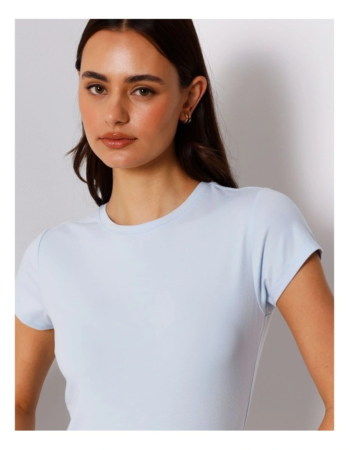 Soft Baby Tee in Ice Water image 6