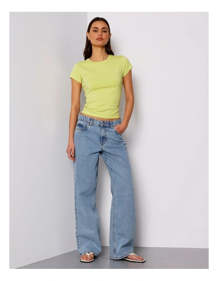 Soft Baby Tee in Pale Green image 2
