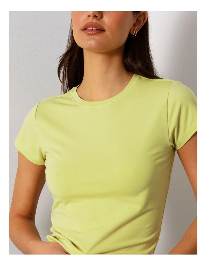 Soft Baby Tee in Pale Green image 3