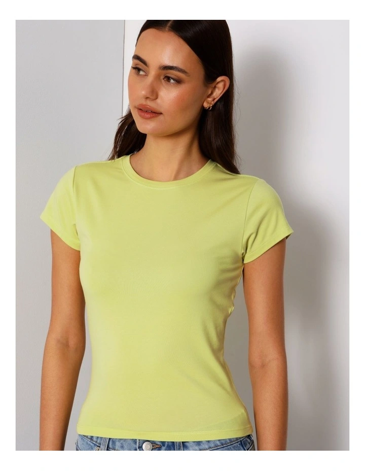 Soft Baby Tee in Pale Green image 4