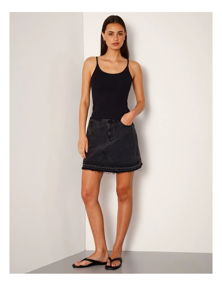 Cami Tank In Black image 3